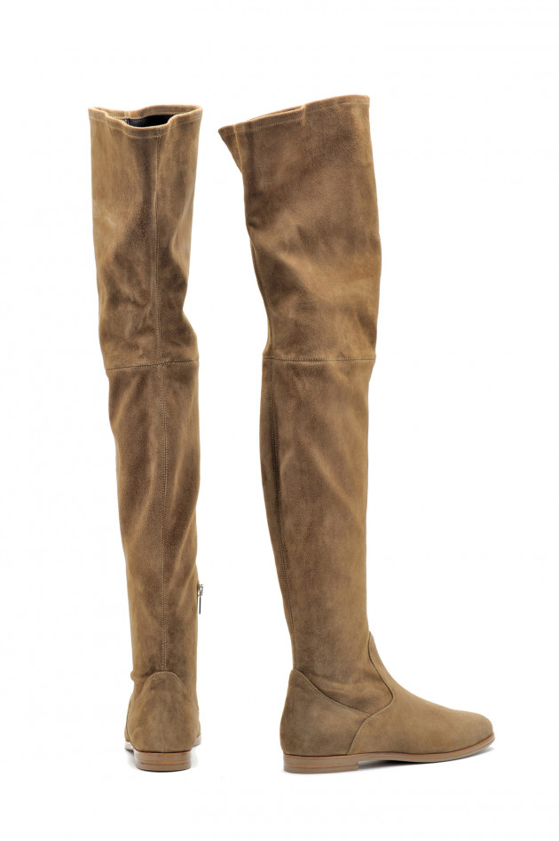 Unützer Overknee - Stiefel in Camel