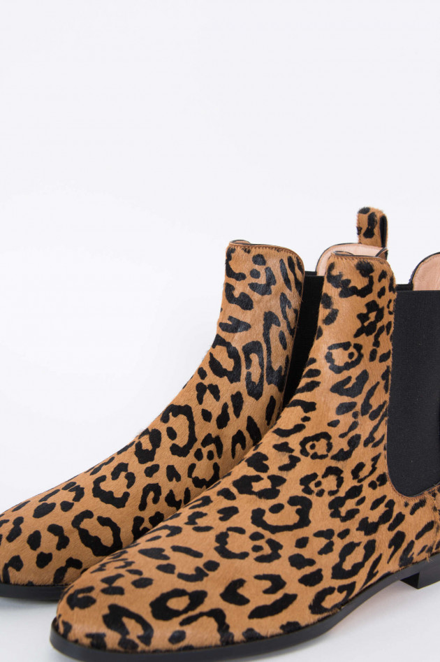 Unützer Chelsea Boots mit Leoprint