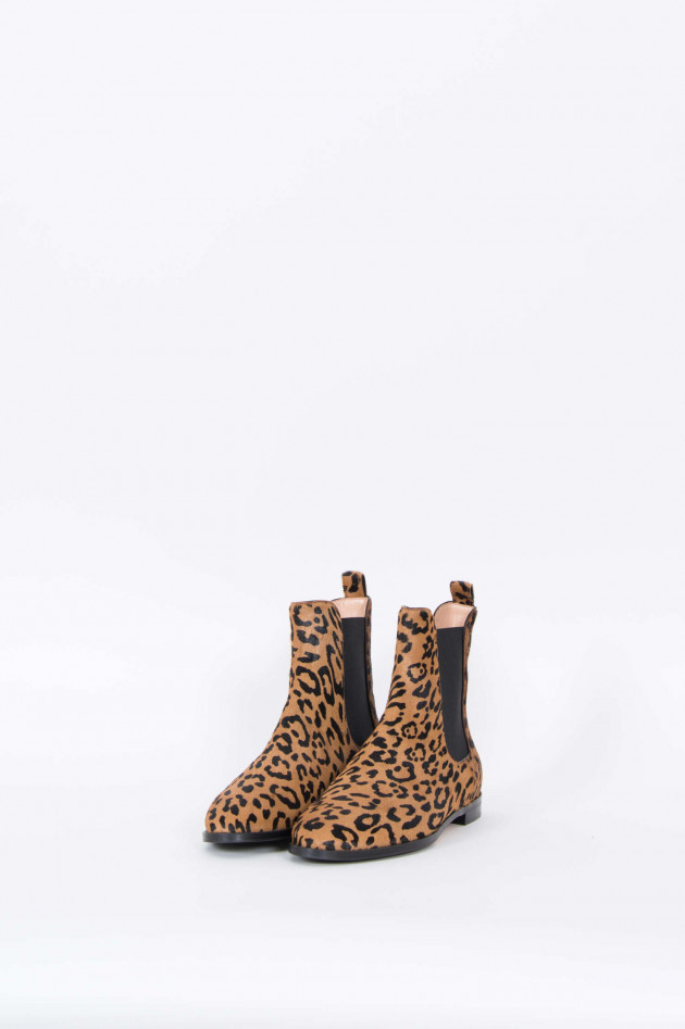 Unützer Chelsea Boots mit Leoprint