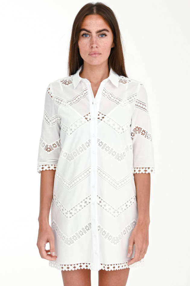 Valerie Khalfon Paris Blusenkleid GAUDI in Weiß