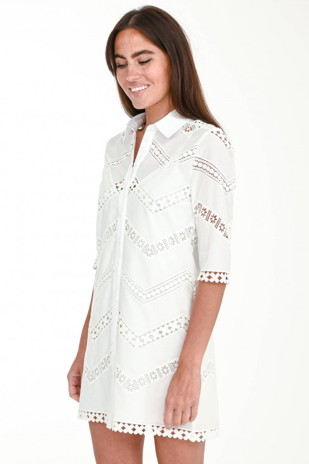 Valerie Khalfon Paris Blusenkleid GAUDI in Weiß