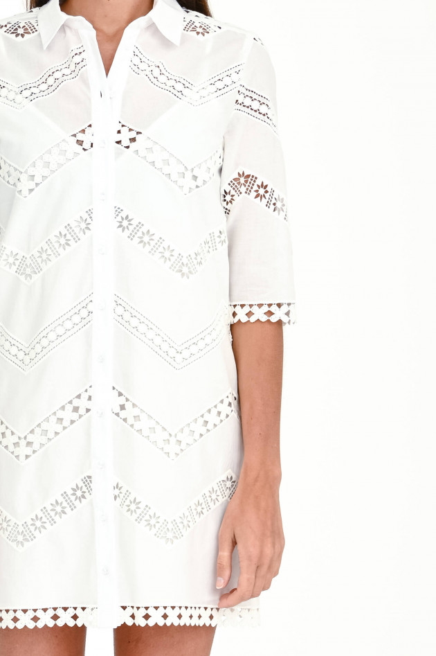 Valerie Khalfon Paris Blusenkleid GAUDI in Weiß