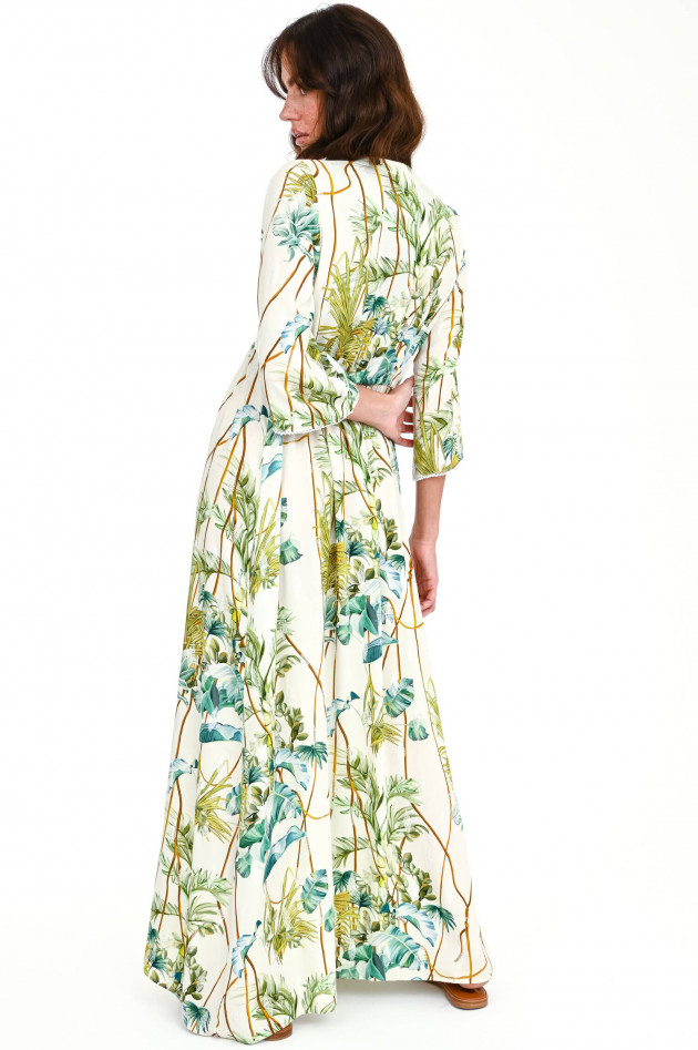 Valerie Khalfon Paris Maxi-Kleid COURTNEY in Natur/Grün