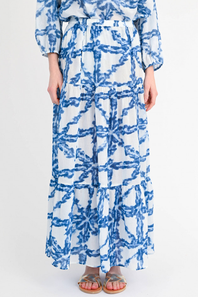 Valerie Khalfon Paris Rock AMMOS im Batik-Look in Blau