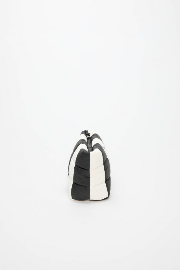 Vee Collective Clutch PORTER in Schwarz/Weiß