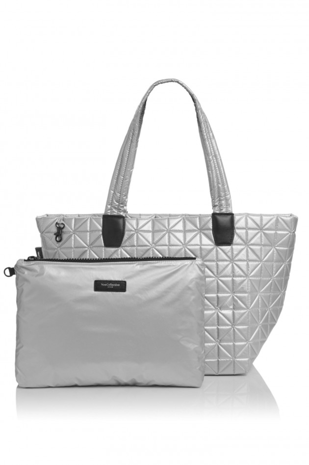 Vee Collective Tasche MEDIUM in Silber