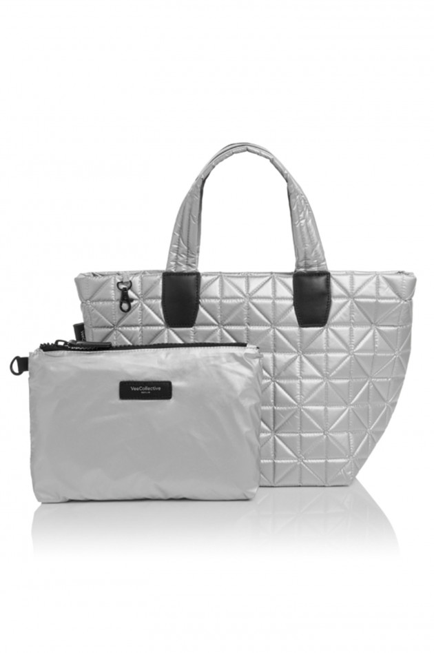 Vee Collective Tasche SMALL in Silber