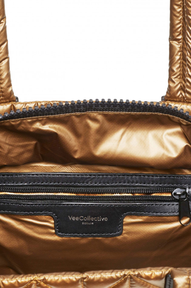 Vee Collective Tasche MEDIUM in Gold