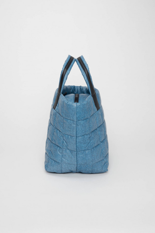 Vee Collective Gesteppte Tasche PORTER TOTE MEDIUM in Denim