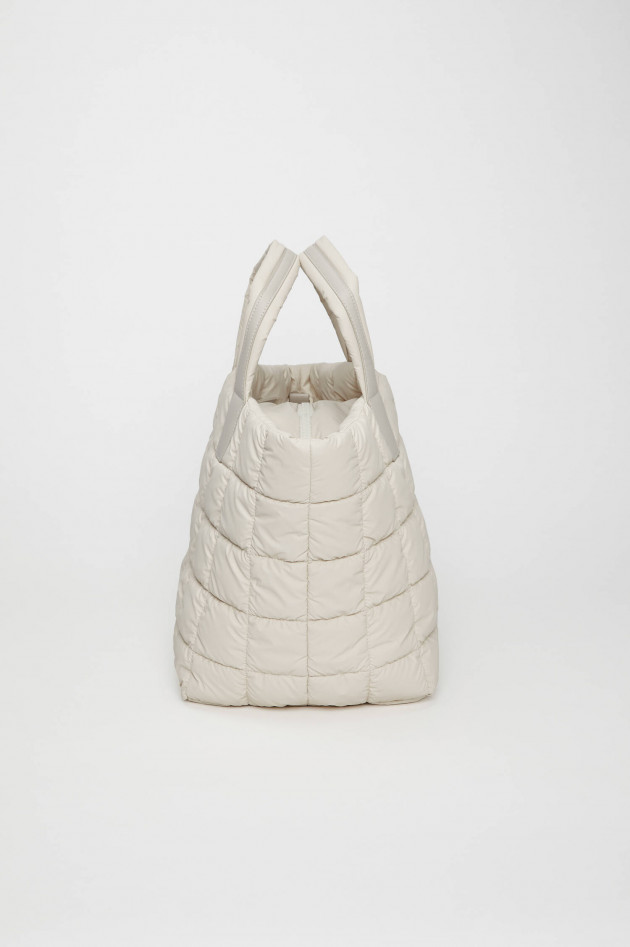 Vee Collective Gesteppte Tasche PORTER TOTE MEDIUM in Creme