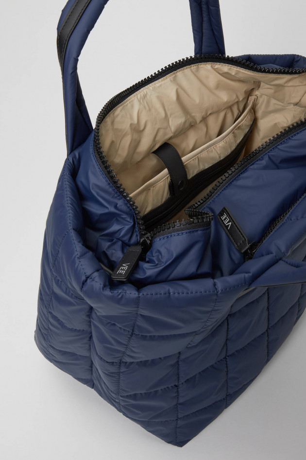 Vee Collective Gesteppte Tasche PORTER TOTE MEDIUM in Navy