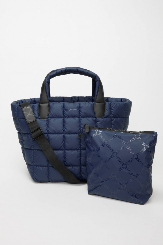 Vee Collective Gesteppte Tasche PORTER TOTE MEDIUM in Navy