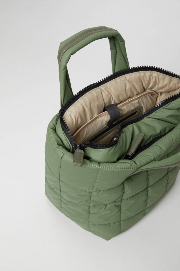 Vee Collective Gesteppte PORTER TOTE SMALL in Grün