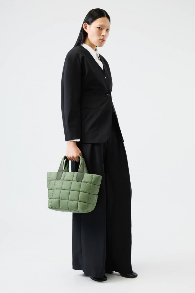 Vee Collective Gesteppte PORTER TOTE SMALL in Grün