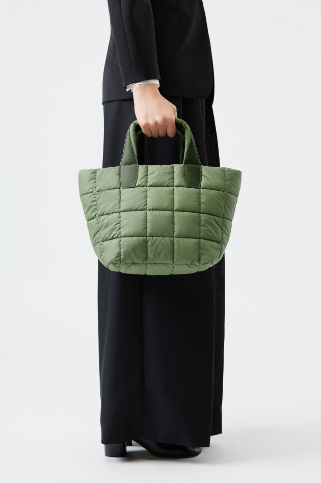 Vee Collective Gesteppte PORTER TOTE SMALL in Grün