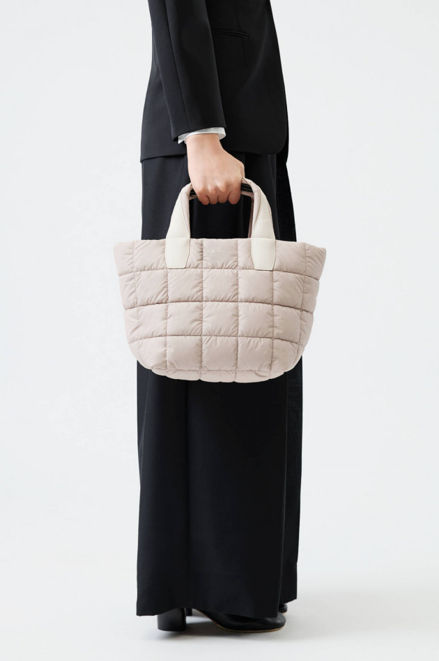 Vee Collective Gesteppte PORTER TOTE SMALL in Mushroom