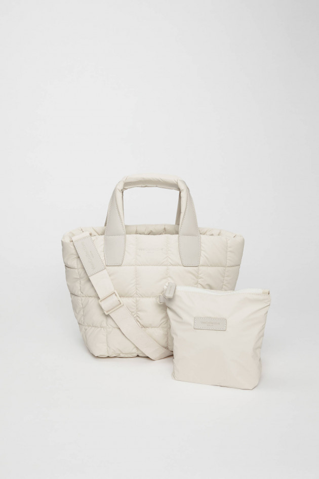 Vee Collective Gesteppte PORTER TOTE SMALL in Creme