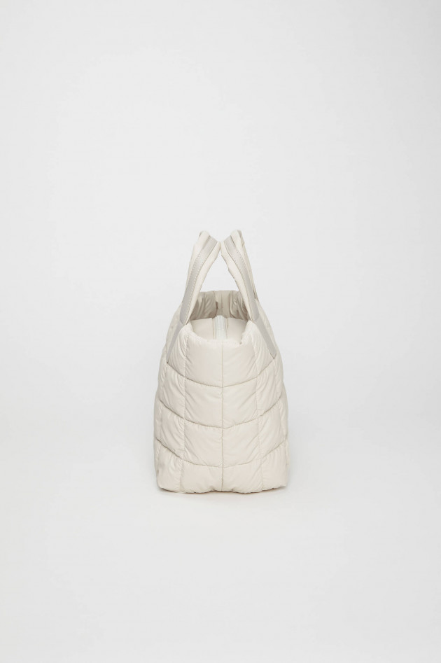Vee Collective Gesteppte PORTER TOTE SMALL in Creme
