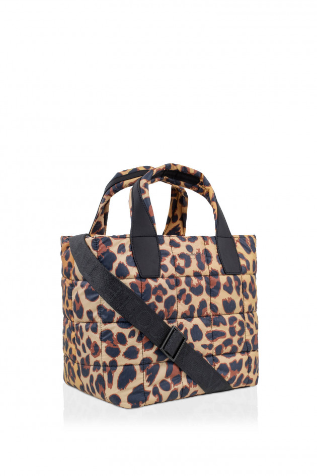 Vee Collective Gesteppte Tasche PORTER TOTE SMALL in Leo Print