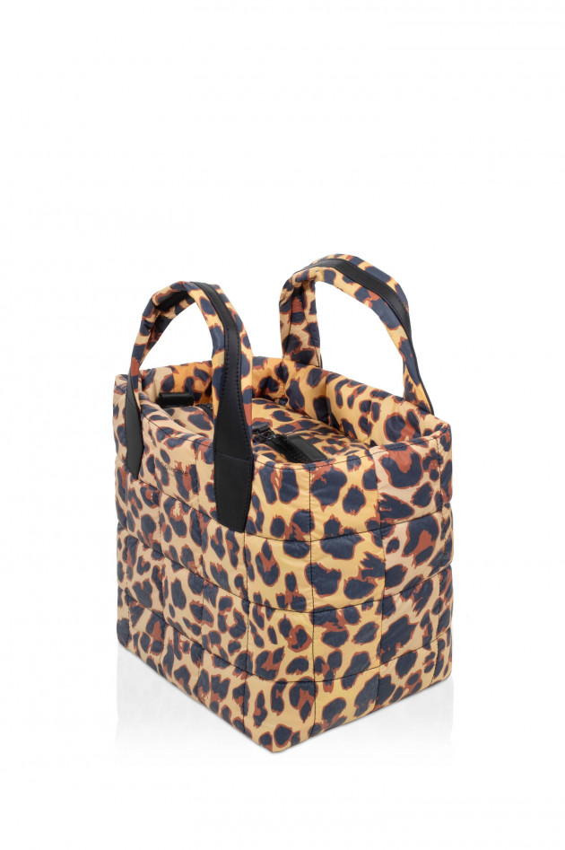 Vee Collective Gesteppte Tasche PORTER TOTE SMALL in Leo Print
