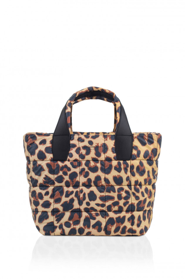 Vee Collective Gesteppte Tasche PORTER TOTE SMALL in Leo Print
