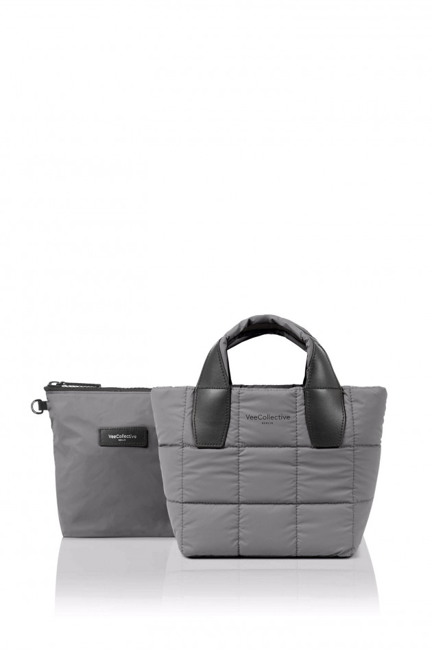 Vee Collective Gesteppte Tasche PROTER TOTE MINI in Grau