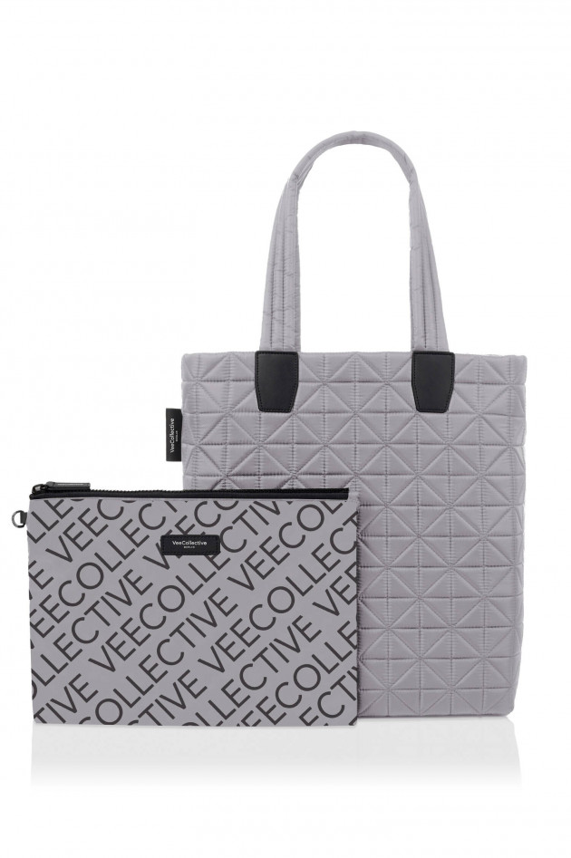 Vee Collective Gesteppter VEE SHOPPER in Grau