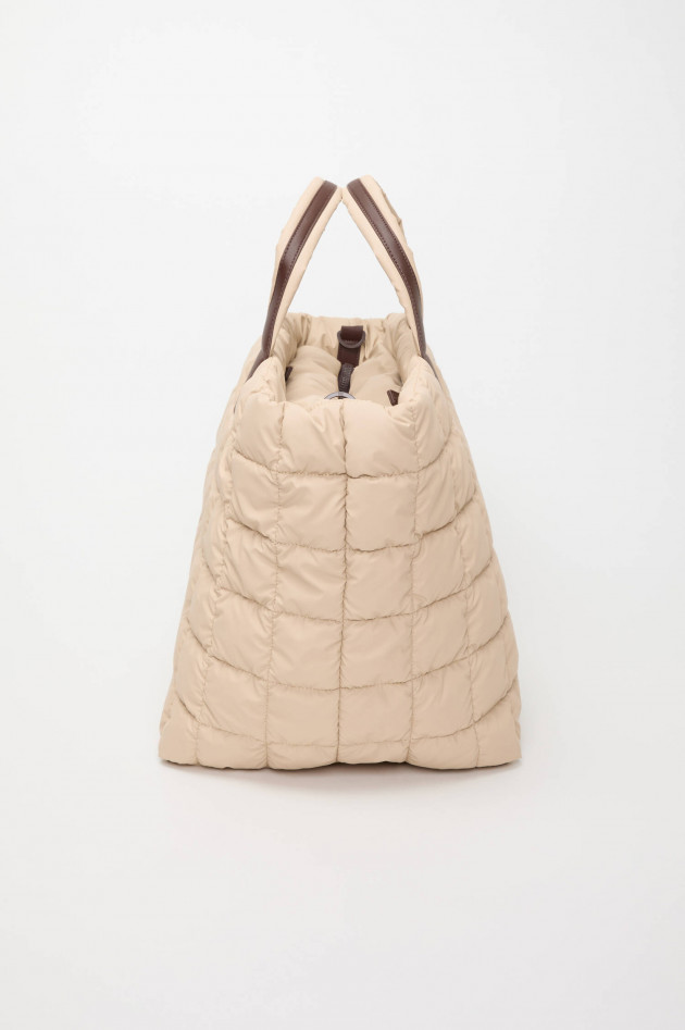 Vee Collective Gesteppte Tasche PORTER WEEKENDER in Sand/Braun