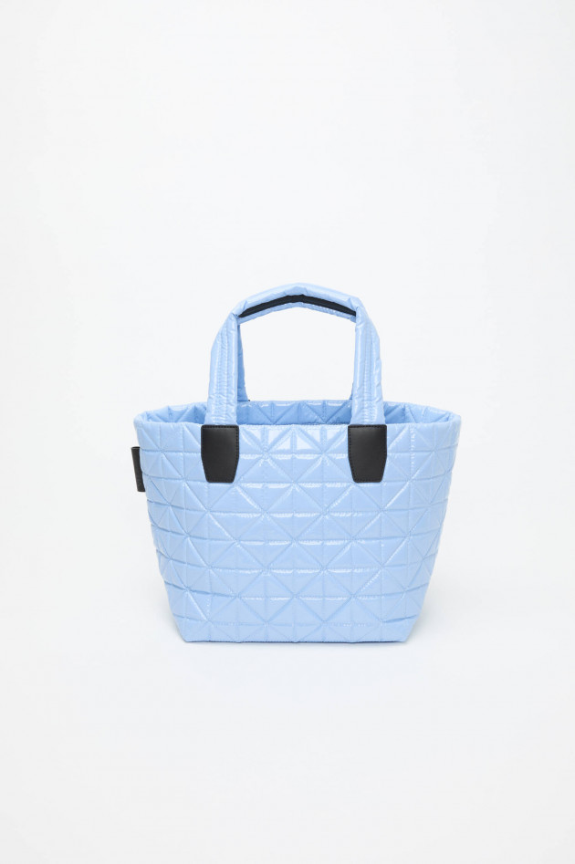 Vee Collective  VEE TOTE LINE SMALL in Blu Vinyl