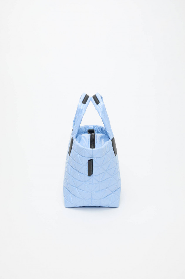 Vee Collective  VEE TOTE LINE SMALL in Blu Vinyl