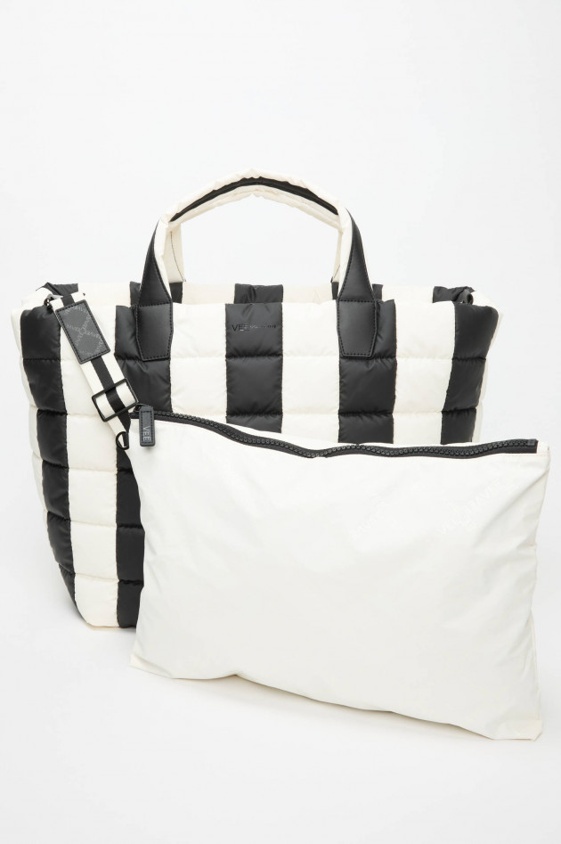 Vee Collective  Tasche PORTER WEEKENDER in Schwarz/Weiß gestreift