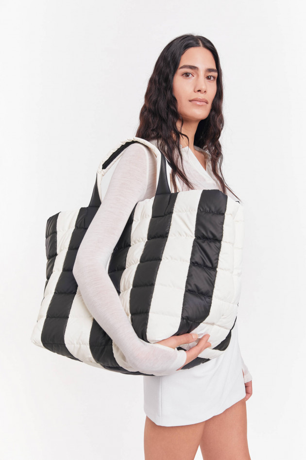 Vee Collective  Tasche PORTER WEEKENDER in Schwarz/Weiß gestreift