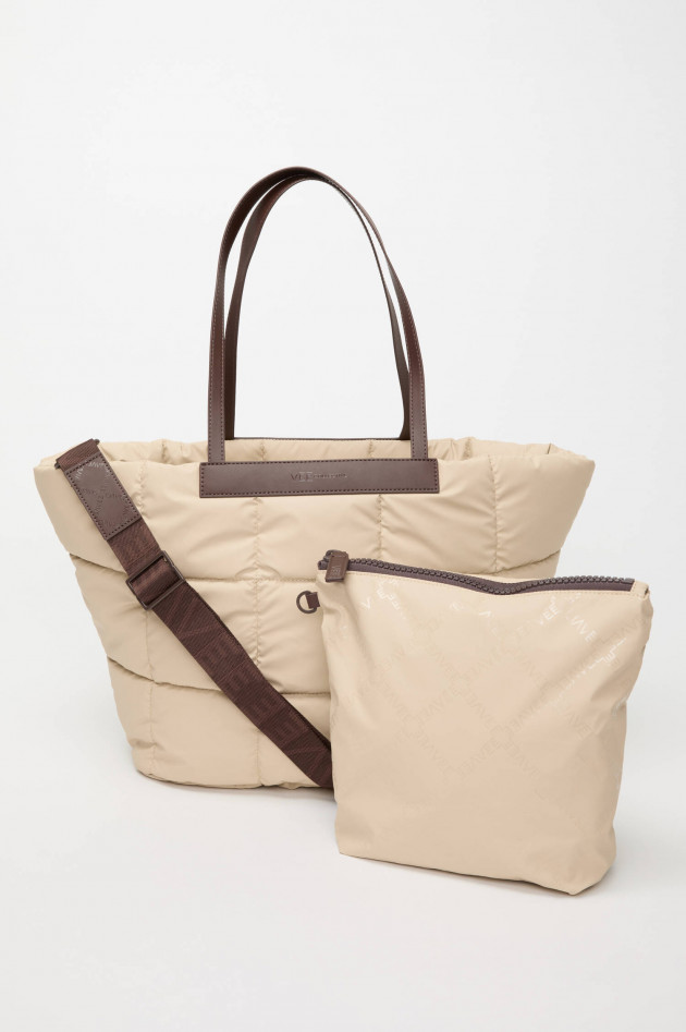 Vee Collective  Gesteppte Tasche PORTER BASQUE in Sand