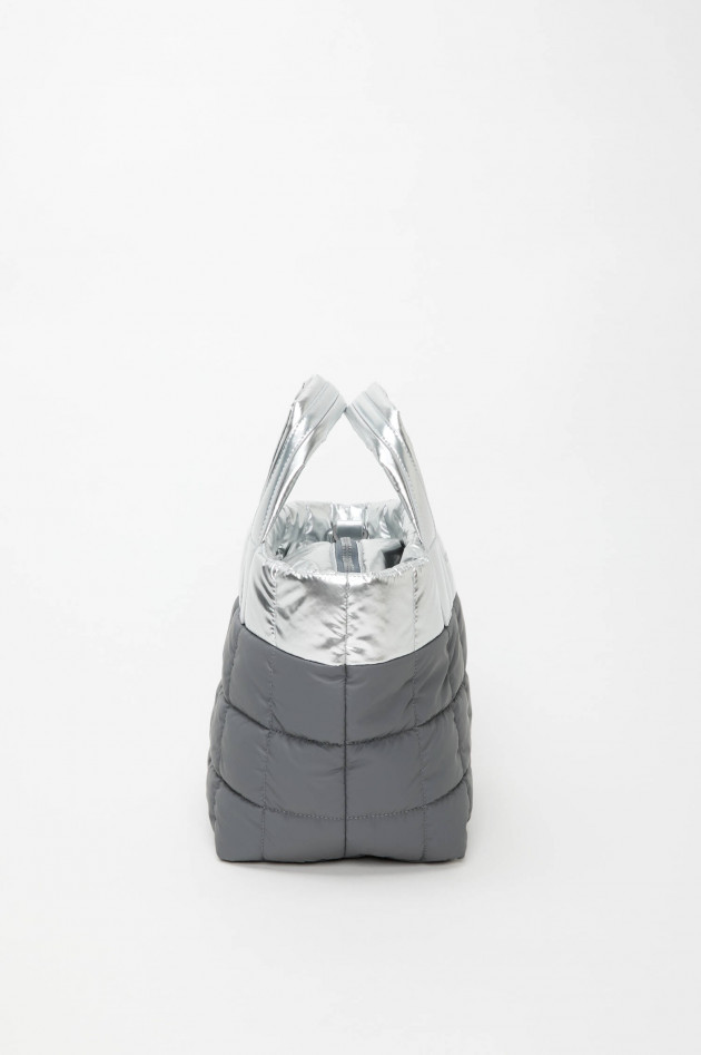 Vee Collective Split Tasche PORTER TOTE SMALL in Silber/Grau