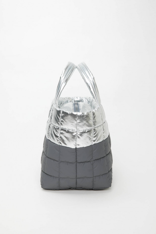 Vee Collective Split Tasche PORTER TOTE MEDIUM in Silber/Grau