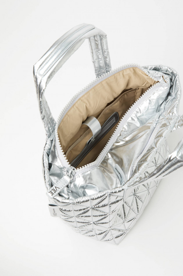 Vee Collective Gesteppte VEE TOTE SMALL in Silber