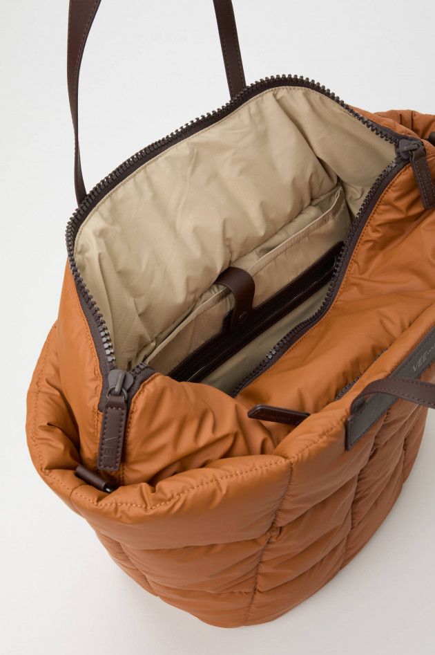 Vee Collective Gesteppte Tasche PORTER BASQUE in Burned Orange