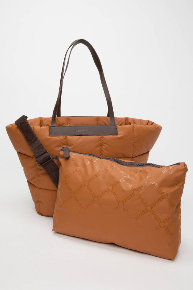 Vee Collective Gesteppte Tasche PORTER BASQUE in Burned Orange