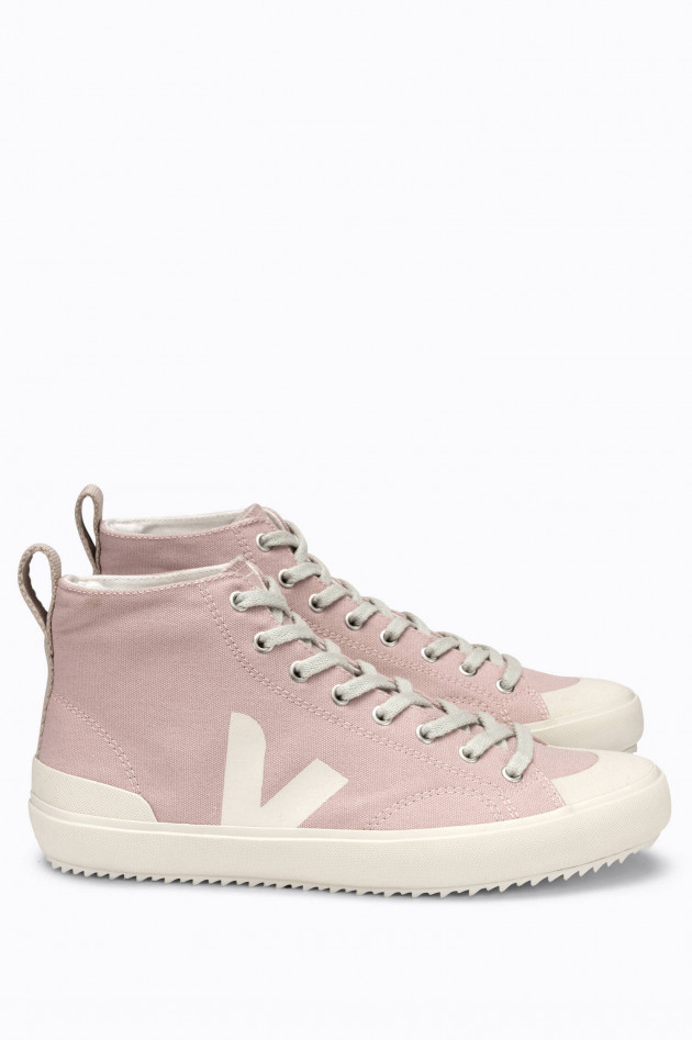 Veja Canvas-High-Top-Sneaker NOVA in Rosa/Weiß