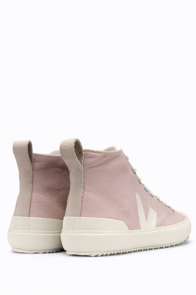 Veja Canvas-High-Top-Sneaker NOVA in Rosa/Weiß