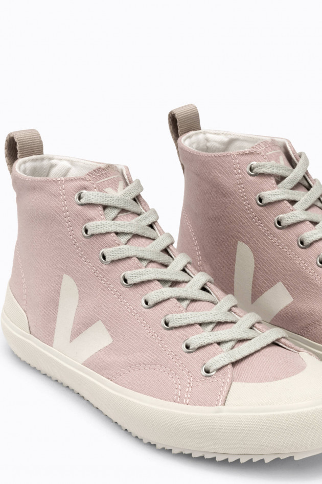 Veja Canvas-High-Top-Sneaker NOVA in Rosa/Weiß