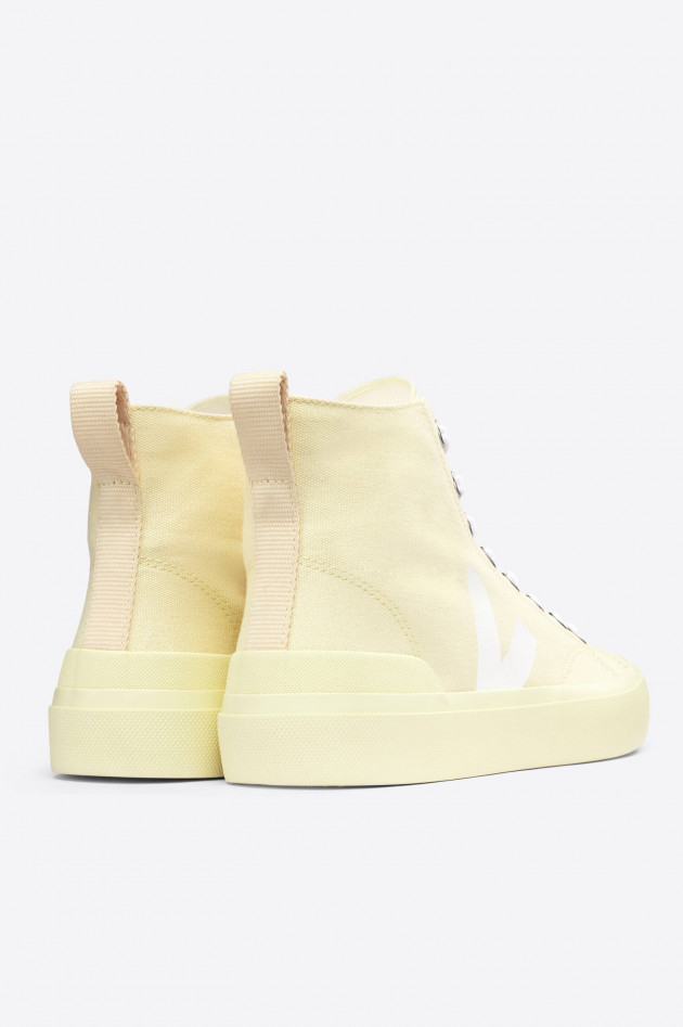 Veja Canvas High Top Sneaker WATA in Vanille/Weiß