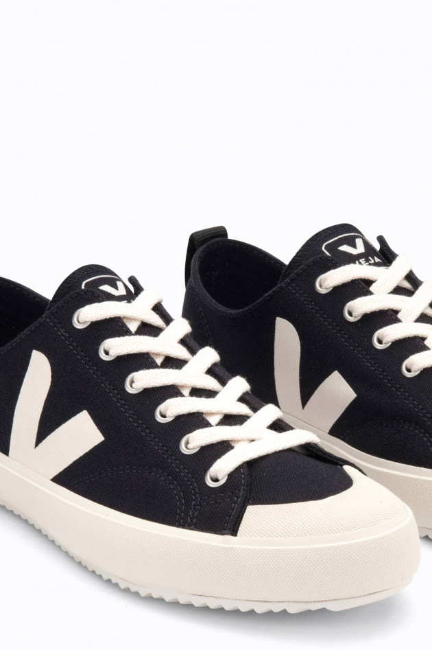 Veja Canvas-Sneaker NOVA in Schwarz/Weiß