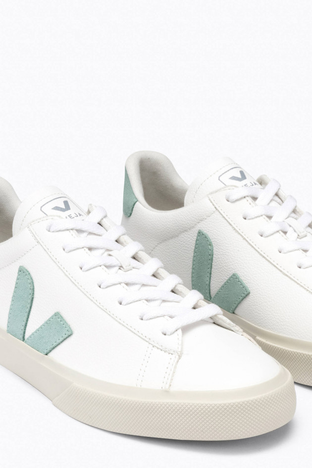 Veja Nachhaltiger Sneaker CAMPO in Weiß/Salbei