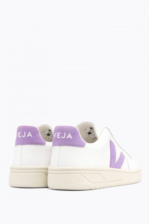 Veja Nachhaltiger Sneaker V12 in Weiß/Lavendel