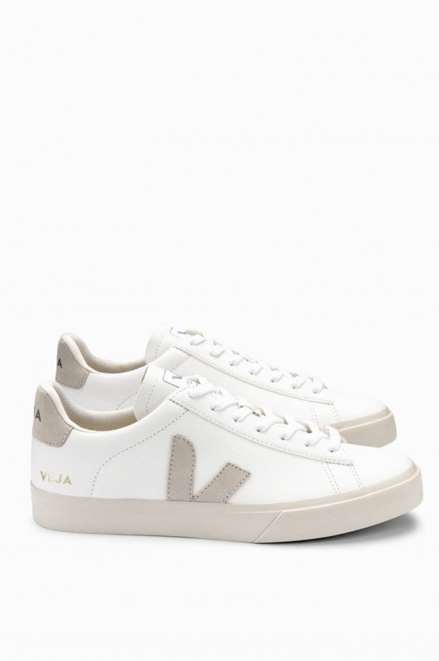 Veja Nachhaltiger Sneaker CAMPO in Weiß/Sand