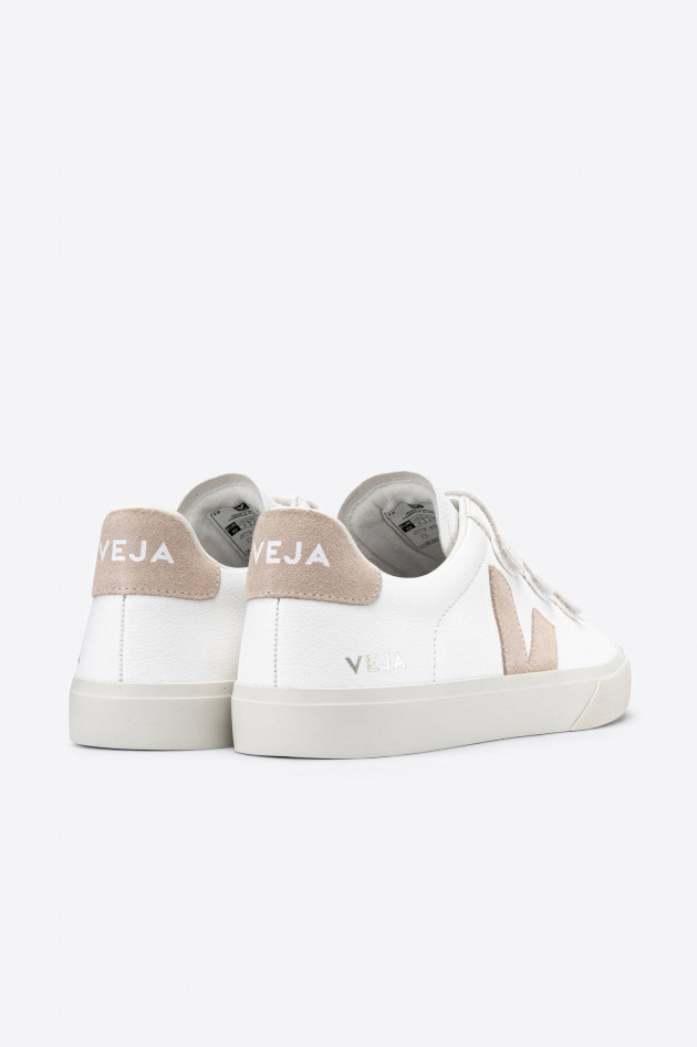 Veja Sneaker RECIFE mit Klettverschluss in Weiß/Beige