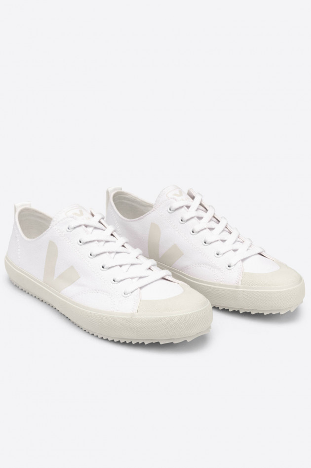 Veja Canvas Sneaker NOVA in Weiß/Beige