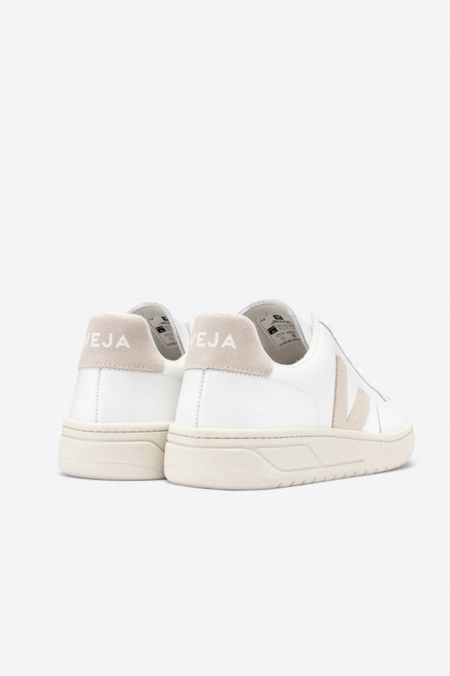 Veja Nachhaltiger Sneaker V12 in Weiß/Sand