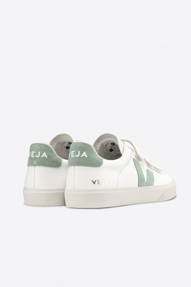 Veja Sneaker RECIFE mit Klettverschluss in Weiß/Matcha